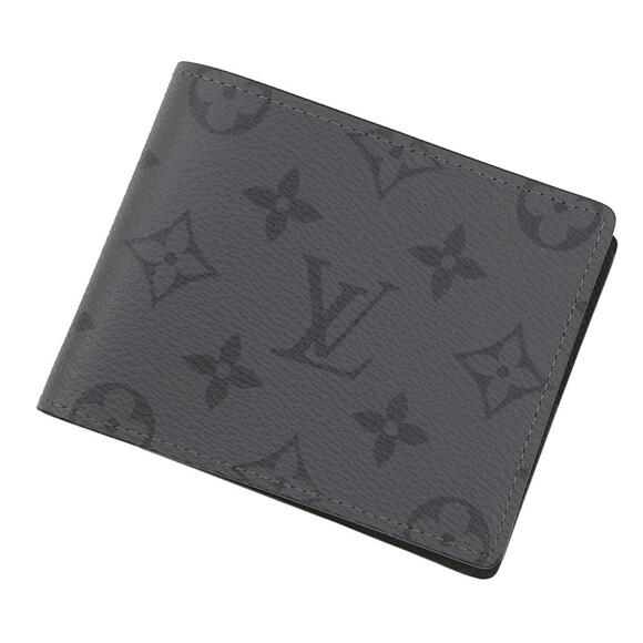 Louis Vuitton Monogram Eclipse Reverse Slender Bi-fold Wallet M80906 in Black